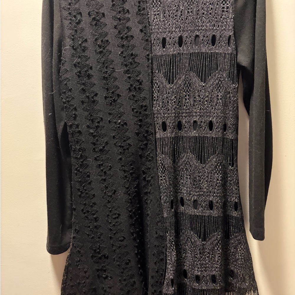 Vintage concepts Mixed-Texture Patchwork asymmetr… - image 9